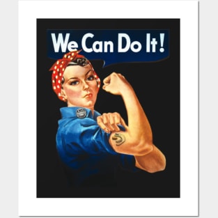 FM Rosie We Can Do It Posters and Art